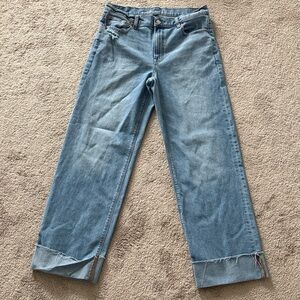 American eagle wide leg stovepipe jeans